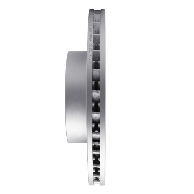Porsche 911 Brake Rotor (1) - Right Front - R1 Concepts - Hi-Carbon Alloy GeoMET Coated Drilled Rotor - `98-`12